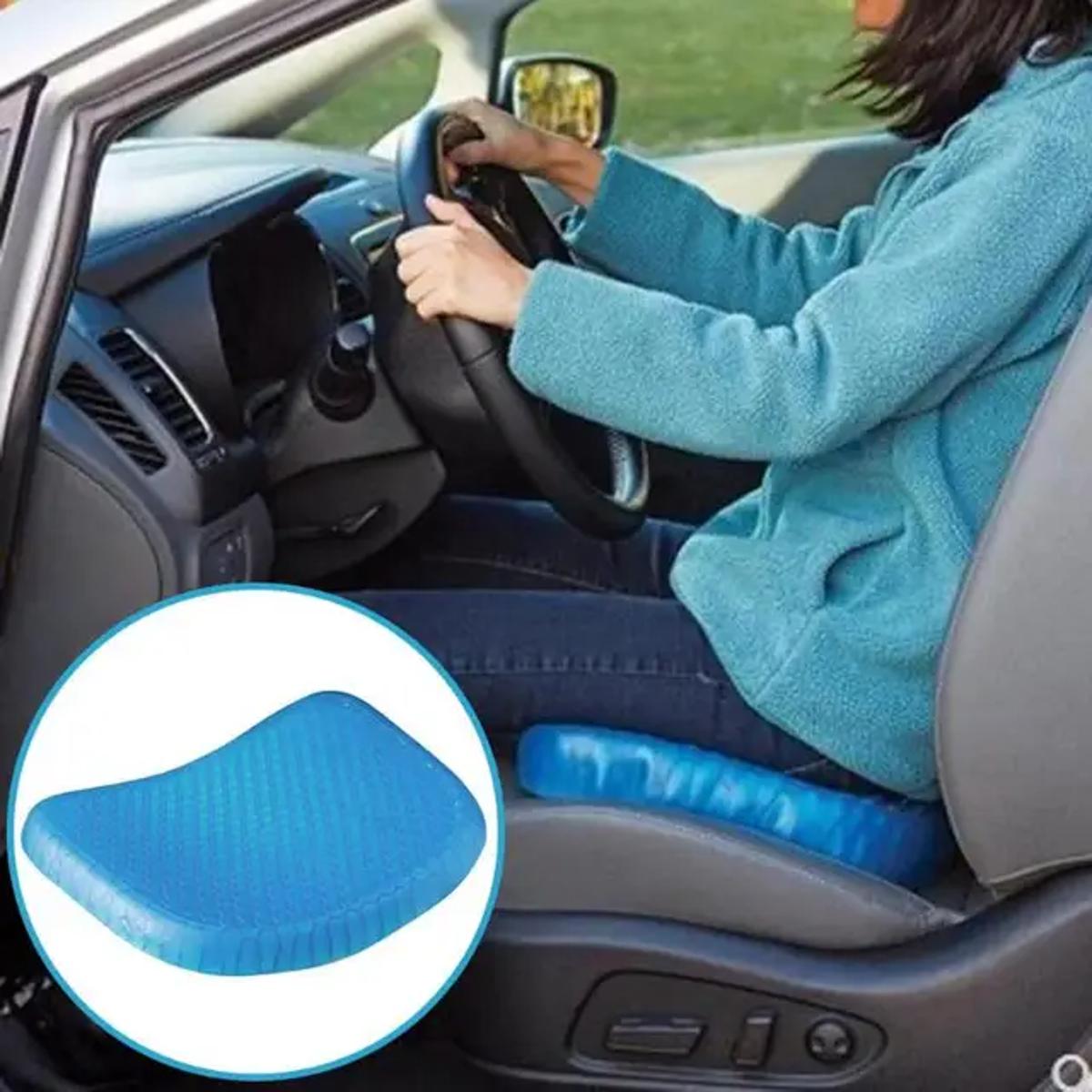 Cooling Gel Seat Cushion for Car & Office | Non-Slip Pressure Relief